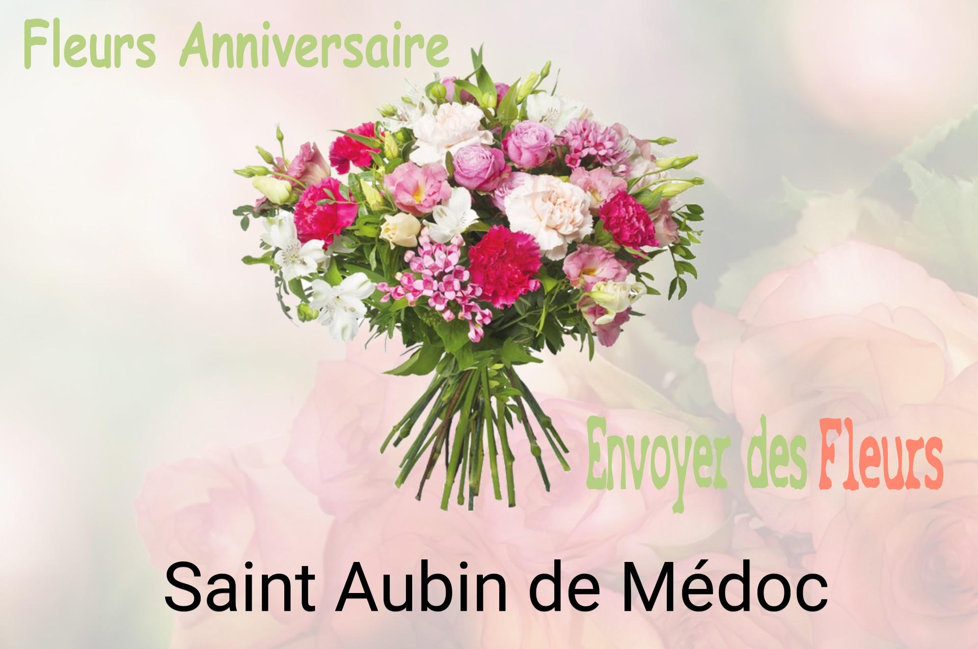 Bouquet de fleurs d’anniversaire livré à Saint-Aubin-de-Médoc
