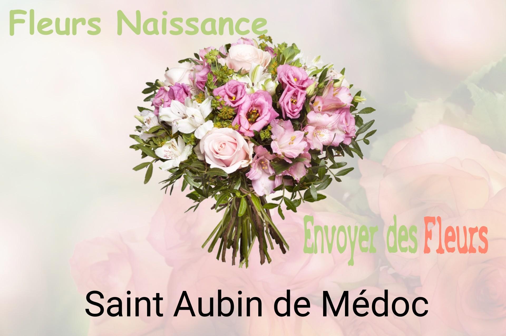Bouquet de fleurs de naissance livré à Saint-Aubin-de-Médoc